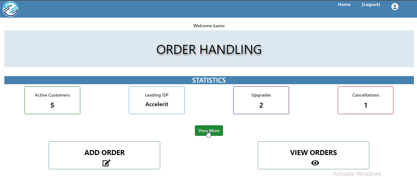Order Handling App